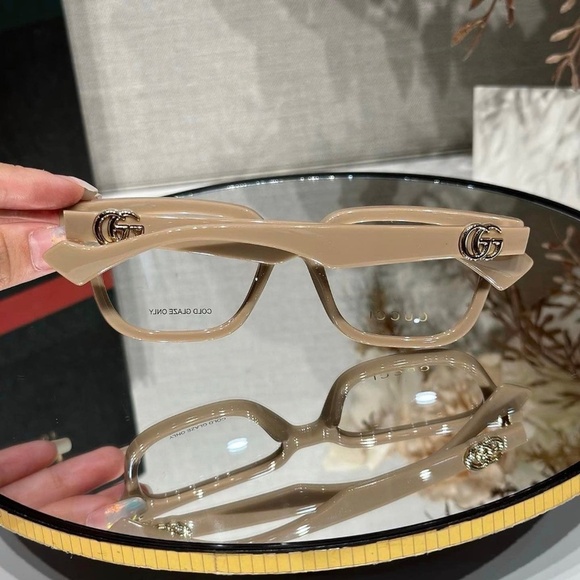 NWT Gucci GG1536O - 007 Nude Eyeglasses - Picture 6 of 10